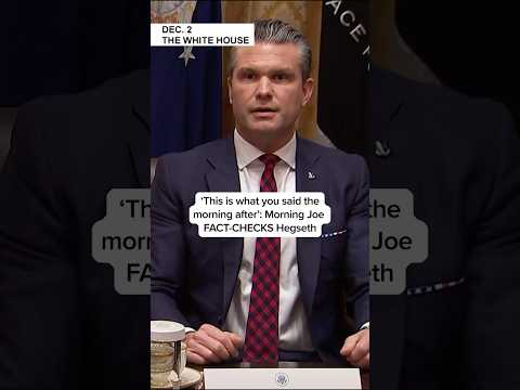 'This is what you said the morning after': Morning Joe FACT