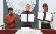 Claudia Sheinbaum firma decreto de propiedad comunal para el pueblo Ódami en Guadalupe y Calvo