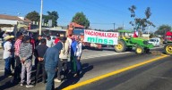 Transportistas se suman a agricultores en protesta por reforma a Ley de Aguas