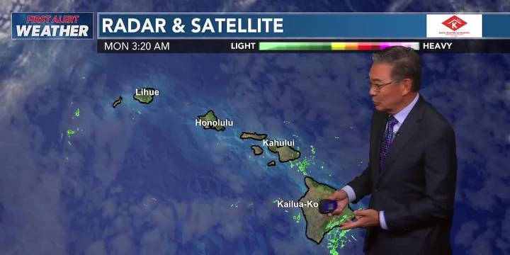 First Alert Forecast: Light winds with mostly dry conditions expected to persist through Tuesday