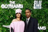 Coordinated Couture Couple A$AP Rocky & Rihanna Sizzle & Slay 2025 Gotham Awards, RIHveal Fenty Family Holiday Plans