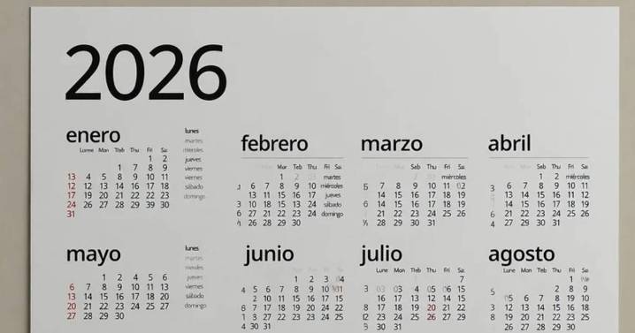 Ya se sabe cómo serán los feriados del 2026