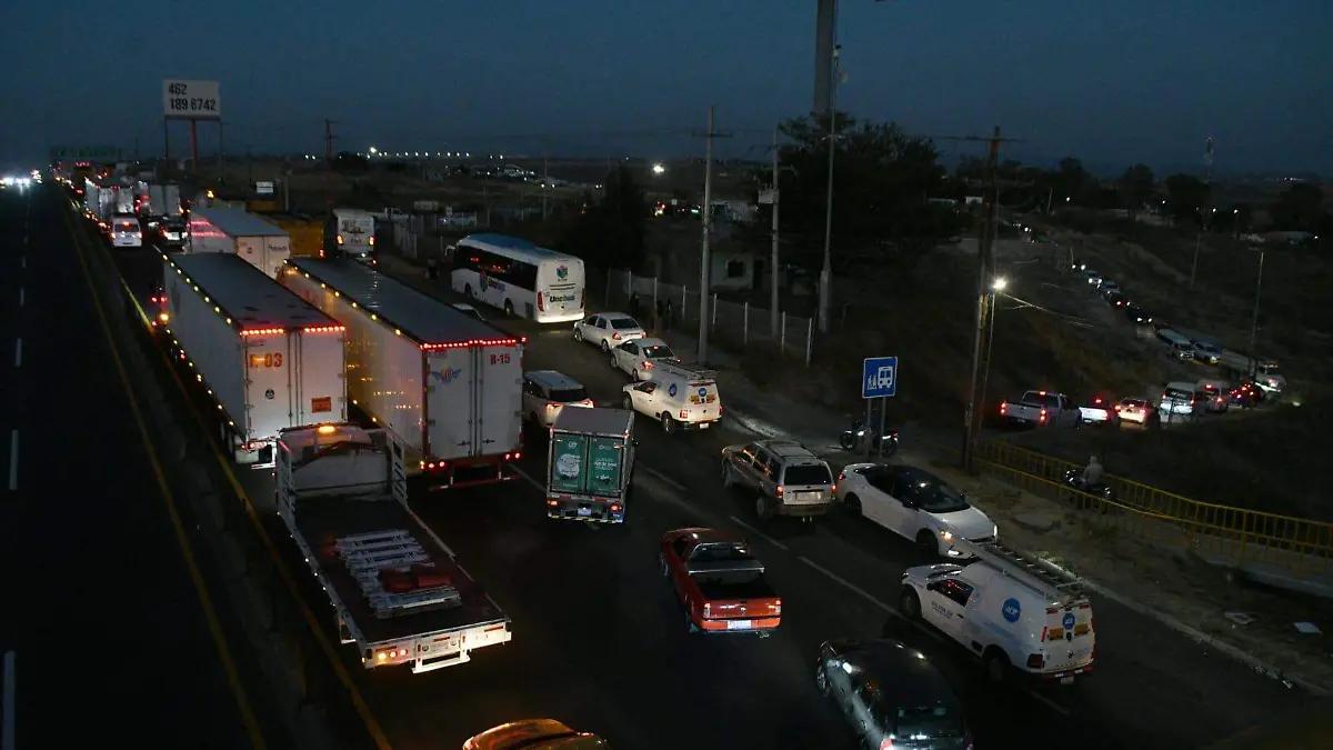 Manifestación campesina en Guanajuato: colapsan carreteras federales ante avance de la Ley de Aguas
