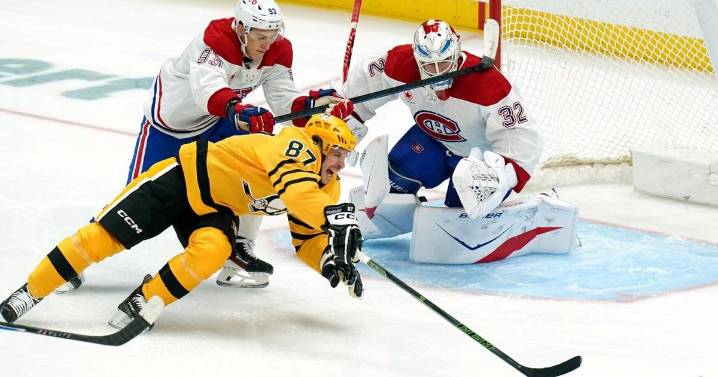 Fowler makes 33 saves in NHL debut as Canadiens beat Penguins 4