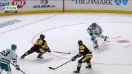 Sharks rally from four-goal third-period deficit to stun Sidney Cro...