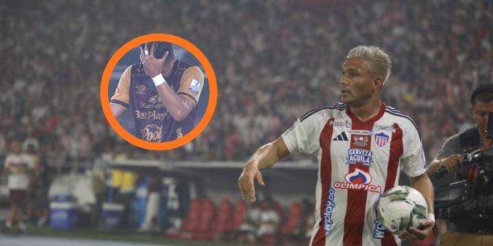 Teófilo Gutiérrez provocó expulsión en la final del Junior vs. Tolima: “Ingresó a hacer sus juegos mentales”