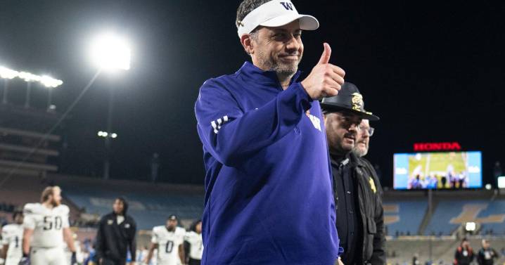 Jedd Fisch brushes off Michigan talk, focuses on Washington's showdown with Boise State in LA Bowl