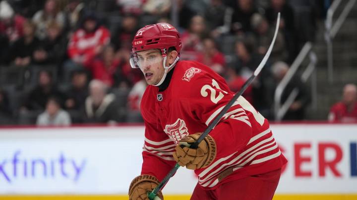 Van Riemsdyk steps up to give top Red Wings a hand offensively