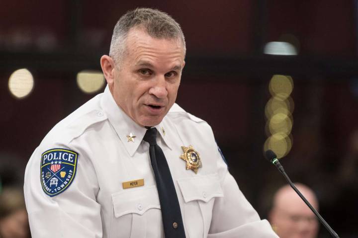 Cranberry Township honors outgoing police chief Kevin Meyer after nearly 30 years of service