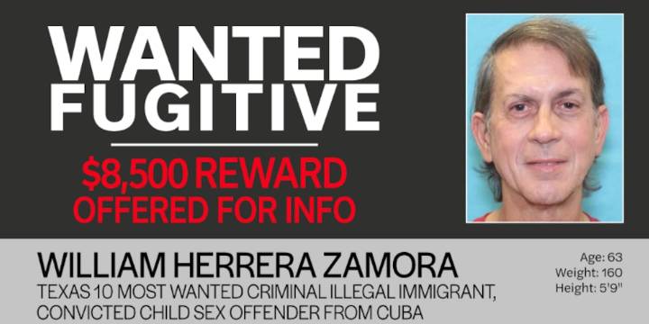 Un depredador infantil de Cuba nombrado fugitivo destacado del mes de diciembre