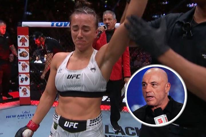 Maycee Barber Breaks Down in Tears as Joe Rogan Calls Out UFC 323 Referee Over Karine Silva’s Illegal Move