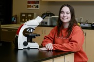 Finding her path in biomedicine at the University of Jamestown
