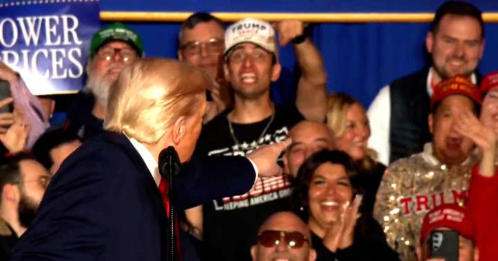 Trump Basks When Rally Fans Start Screaming ‘You Saved Us!’