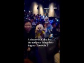 A theater in China let the audience bring their dogs to 'Zootopia 2’