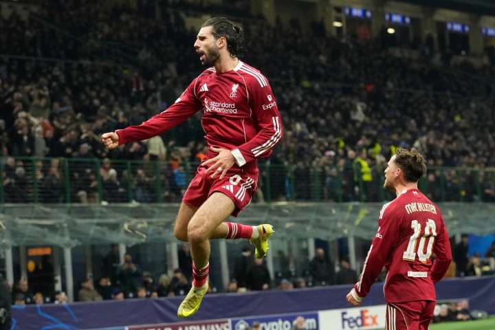 Liverpool vence al Inter en la Liga de Campeones