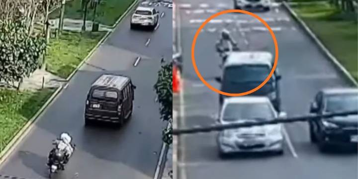 Colectivero embiste a policía para eludir control y desata intensa persecución en avenida Salaverry