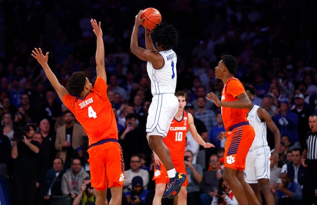 Analysis: No. 10 BYU storms back to stun Clemson 67-64 at Madison Square Garden on Rob Wright III’s buzzer beater