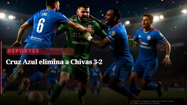 Cruz Azul vence a Chivas y se asegura lugar en semifinal del Apertura 2025