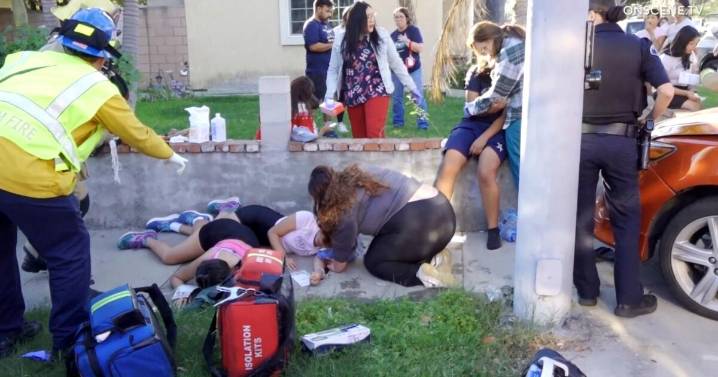 'Una pesadilla': ocho corredores de la escuela secundaria Anaheim High School atropellados por un auto