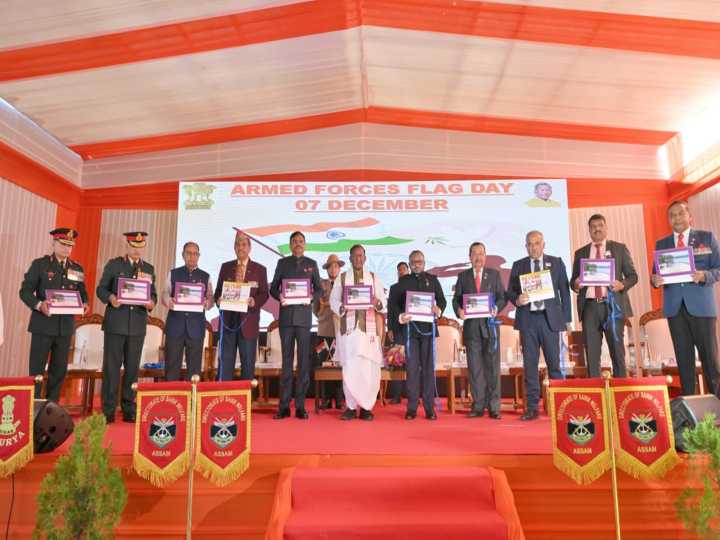 Assam: Armed Forces Flag Day celebrated at Lok Bhavan