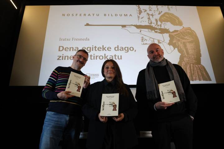 Zinema ulertzeko beste hainbat ikuspuntu bildu ditu 'Dena egiteke dago, zinema tirokatu' liburuak