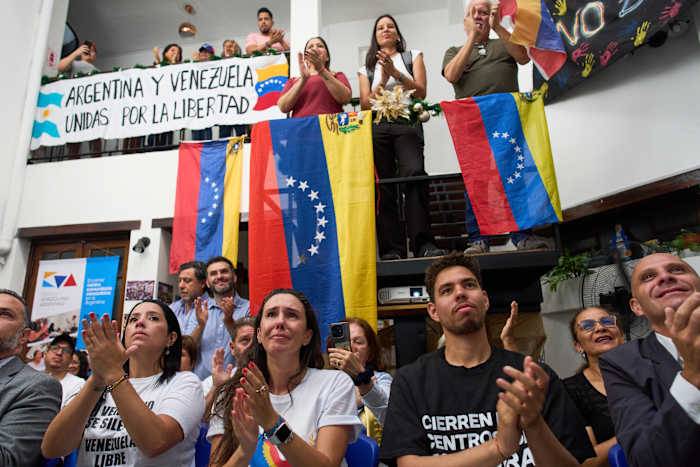 Venezuela's Machado absent from Nobel ceremony but her travel to Oslo draws mixed reactions at home