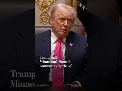 Trump calls Minnesota’s Somali community ‘garbage’