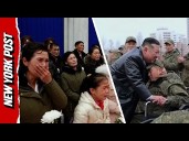 Kim Jong Un Stages Huge Military Ceremony for North Korean Soldiers Returning From Russia