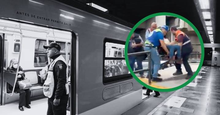 De las escaleras a las sillas ejecutivas: así evacuaron a los heridos de la Línea 9 del Metro