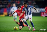 2-0. Osasuna supera con autoridad al Levante con Arriaga como titular
