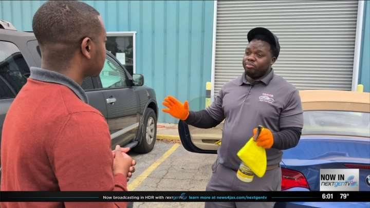 Man talks intense moments after his work car was stolen during police chase in St. Johns County