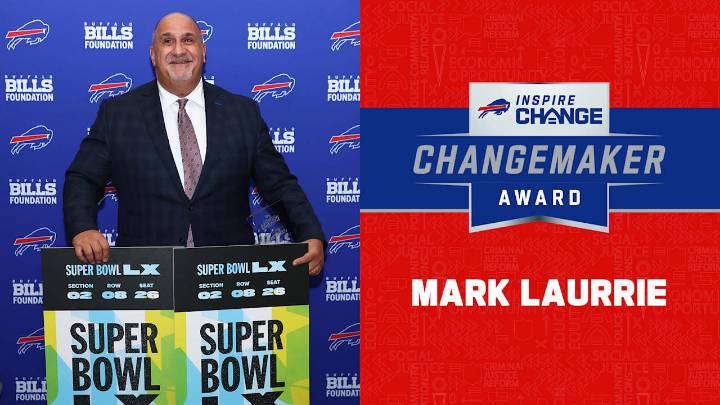 Buffalo Bills Foundation announces Mark Laurrie as 2025 Inspire Change Changemaker