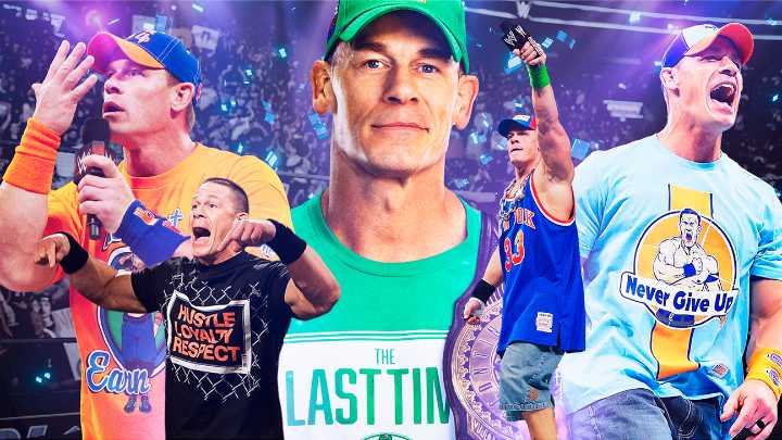 The many shirts of John Cena's WWE career