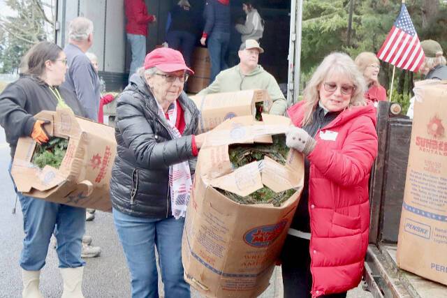 Wreaths arrive for veterans
