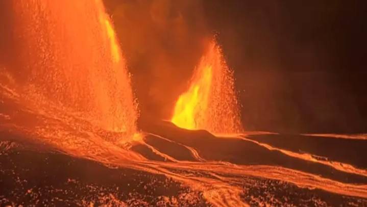 Video capta erupción del volcán Kilauea en Hawái