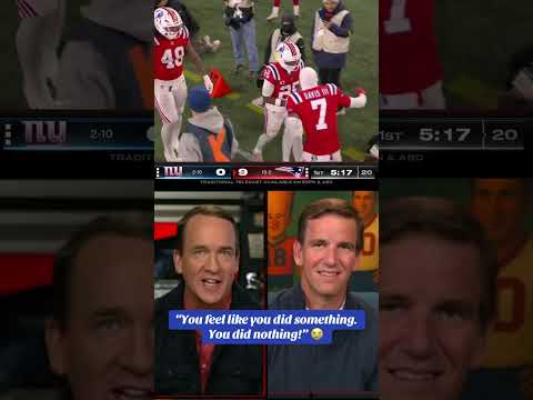 Peyton housed it himself? 😭 Watch the Manningcast on ESPN2