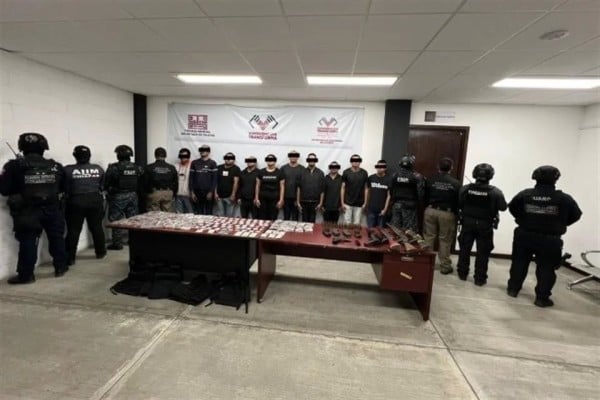 Detienen a 12 del CJNG en Chiapas