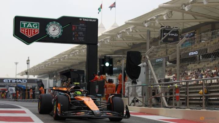 Norris ahead of Verstappen in first Abu Dhabi practice