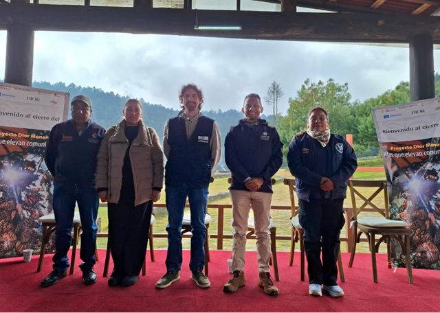 La Conanp anuncia la conclusión del proyecto Dior-Monarca, en la Reserva de la Biosfera Mariposa Monarca