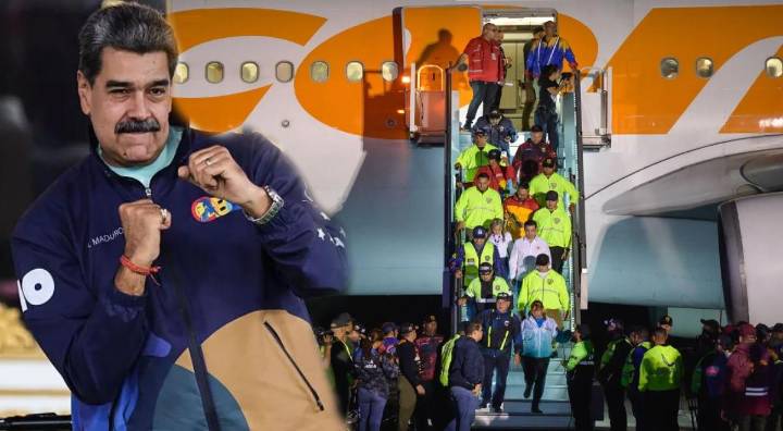 Pese a bloqueo del espacio aéreo de Venezuela, Nicolás Maduro recibe vuelos de deportados venezolanos desde EE. UU.