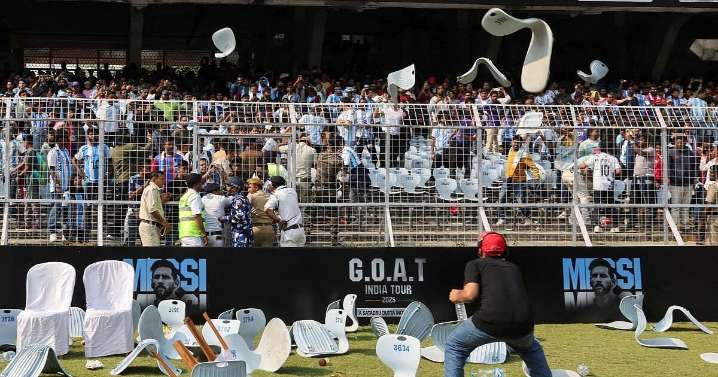 TMC, BJP trade charges over saffron flags at Messi event