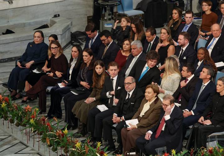 La entrega del Nobel de la Paz a María Corina Machado, en imágenes