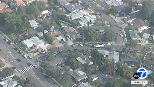 LAPD responds to officer-involved shooting at Lake Balboa home after mental health call, authorities say