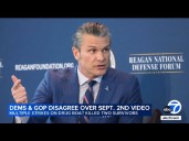 Dems and GOP disagree over video of Sept. 2 drug boat strike that killed 2 survivors