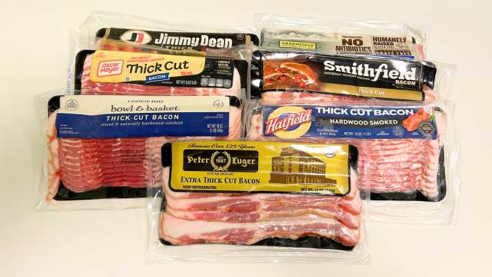 I Tried 7 Thick Cut Bacon Brands And Ranked Them From Worst To Best