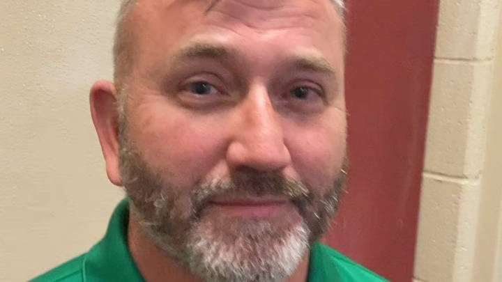 Mogadore coach Duane Funk reacts to competition at Women of Ironman