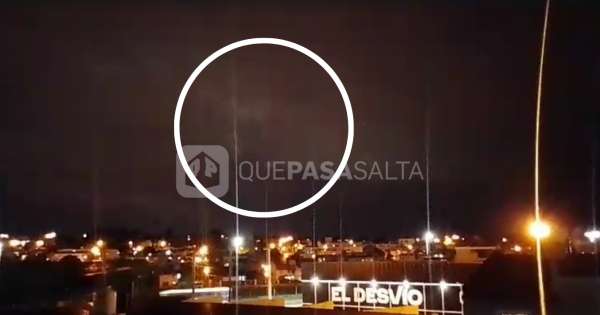 ¿OVNIS en Salta?: las extrañas luces que aparecieron en el cielo y asombraron a todos