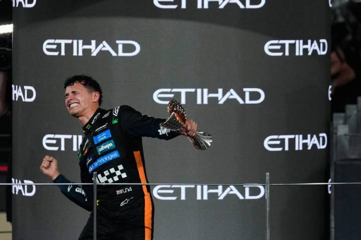 McLaren driver Lando Norris clinches his first F1 title at season