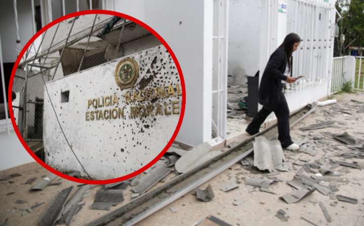 Explosivo lanzado por dron falla su objetivo y hiere a civiles en Cauca