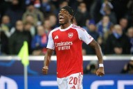 Noni Madueke on the double as Arsenal ease past Club Brugge to march on towards Champions League knockouts